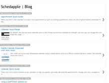 Tablet Screenshot of blog.schedapple.com